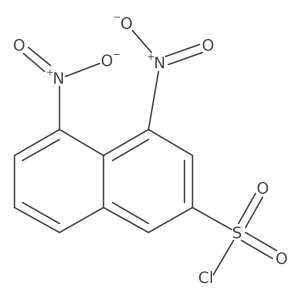 4,5-Dinitronaphthalene-2-sulfonyl chloride结构式