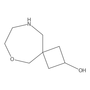 6-Oxa-9-azaspiro[3.6]decan-2-ol结构式