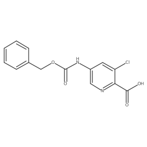 5-{[(Benzyloxy)carbonyl]amino}-3-chloropyridine-2-carboxylic acid结构式