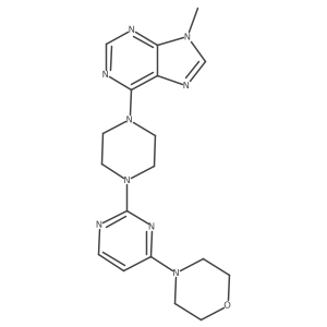 9-methyl-6-{4-[4-(morpholin-4-yl)pyrimidin-2-yl]piperazin-1-yl}-9H-purine Structure
