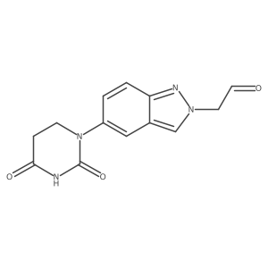 2-[5-(2,4-dioxo-1,3-diazinan-1-yl)-2H-indazol-2-yl]acetaldehyde结构式