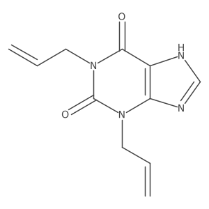 1H-Purine-2,6-dione, 3,9-dihydro-1,3-di-2-propen-1-yl-结构式