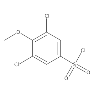 3,5-Dichloro-4-methoxybenzenesulfonyl chloride结构式