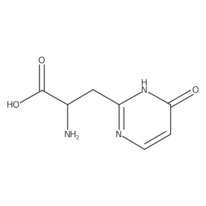 2-Amino-3-(4-hydroxypyrimidin-2-yl)propanoic acid Structure
