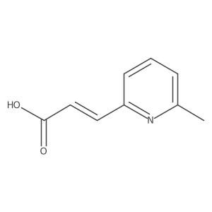 (Z)-3-(6-Methylpyridin-2-yl)acrylic acid Structure