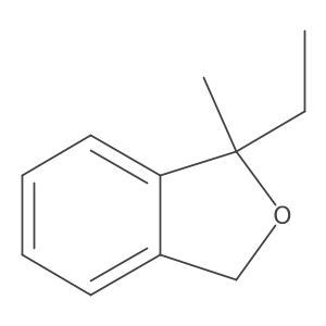 1-Ethyl-1,3-dihydro-1-methylisobenzofuran结构式