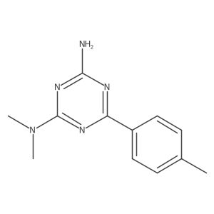 N2,N2-Dimethyl-6-(4-methylphenyl)-1,3,5-triazine-2,4-diamine Structure
