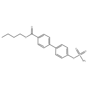 4-Butyl 4'-[(aminosulfonyl)oxy][1,1'-biphenyl]-4-carboxylate Structure