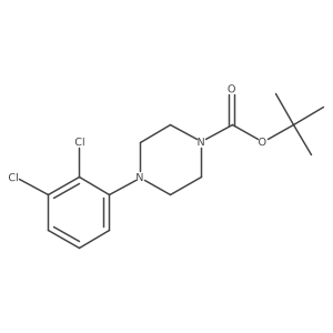 4-(2,3-Dichloro-phenyl)-piperazine-1-carboxylic acid tert-butyl ester结构式