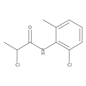 2-chloro-N-(2-chloro-6-methylphenyl)propanamide Structure