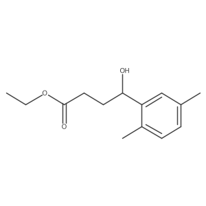 Ethyl I(3)-hydroxy-2,5-dimethylbenzenebutanoate Structure