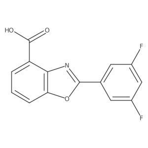 2-(3,5-Difluorophenyl)-4-benzoxazolecarboxylic acid Structure