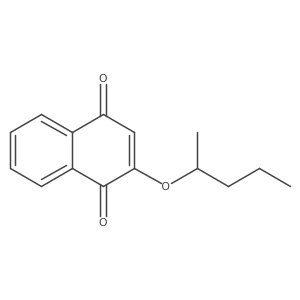 2-(1-Methylbutoxy)-1,4-naphthalenedione结构式