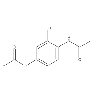 4-Acetamido-3-hydroxyphenyl acetate结构式