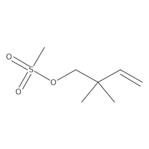 2,2-Dimethylbut-3-en-1-yl methanesulfonate结构式