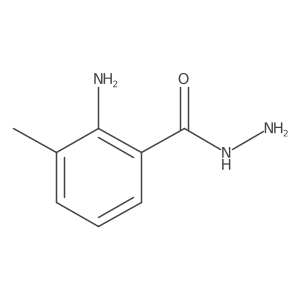 2-Amino-3-methylbenzohydrazide结构式