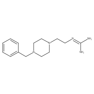 2-[2-(4-Benzylpiperazin-1-yl)ethyl]guanidine结构式
