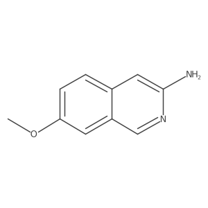 3-Amino-7-methoxyisoquinoline结构式