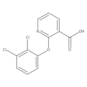 2-(2,3-Dichlorophenoxy)-3-pyridinecarboxylic acid结构式