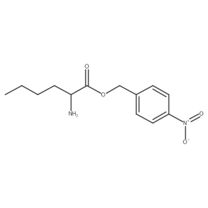 (4-nitrophenyl)methyl (2R)-2-aminohexanoate结构式