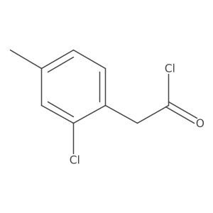 2-(2-Chloro-4-methylphenyl)acetyl chloride结构式