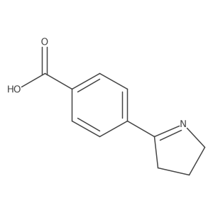 4-(3,4-dihydro-2H-pyrrol-5-yl)benzoic acid Structure