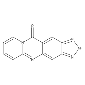 Pyrido(2,1-b)-1,2,3-triazolo(4,5-g)quinazolin-11(1H)-one结构式