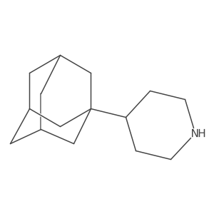 4-Tricyclo[3.3.1.13,7]dec-1-ylpiperidine Structure