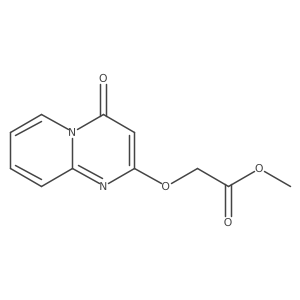 methyl 2-({4-oxo-4H-pyrido[1,2-a]pyrimidin-2-yl}oxy)acetate Structure