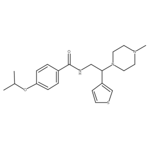 4-isopropoxy-N-(2-(4-methylpiperazin-1-yl)-2-(thiophen-3-yl)ethyl)benzamide Structure