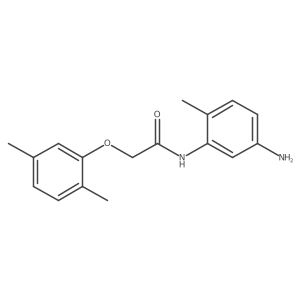 N-(5-Amino-2-methylphenyl)-2-(2,5-dimethylphenoxy)acetamide结构式