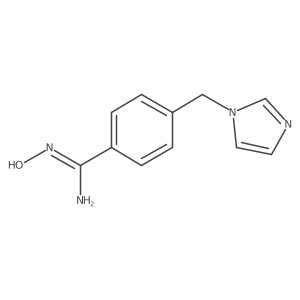 N'-hydroxy-4-(1H-imidazol-1-ylmethyl)benzenecarboximidamide Structure