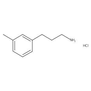 3-(3-Methylphenyl)propan-1-aminehydrochloride结构式