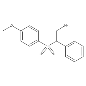 2-[(4-Methoxyphenyl)sulfonyl]-2-phenylethanamine Structure