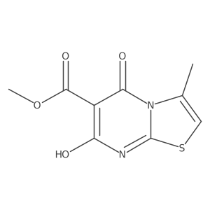 methyl 7-hydroxy-3-methyl-5-oxo-5H-[1,3]thiazolo[3,2-a]pyrimidine-6-carboxylate结构式