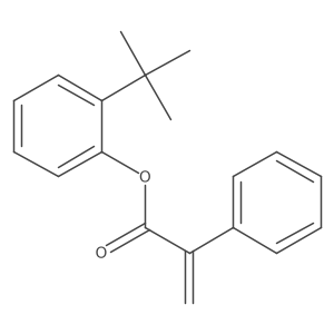 (2-Tert-butylphenyl) 2-phenylprop-2-enoate结构式