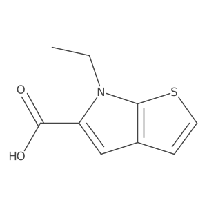 6-Ethyl-6h-thieno[2,3-b]pyrrole-5-carboxylic acid Structure