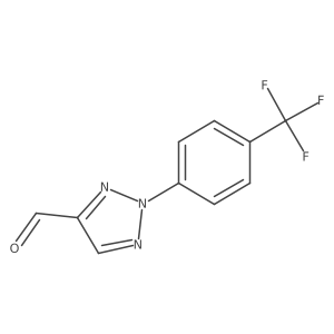 2-(4-(Trifluoromethyl)phenyl)-2H-1,2,3-triazole-4-carbaldehyde结构式