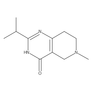 5,6,7,8-Tetrahydro-6-methyl-2-(1-methylethyl)pyrido[4,3-d]pyrimidin-4(3H)-one Structure