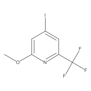 4-Iodo-2-methoxy-6-(trifluoromethyl)pyridine Structure