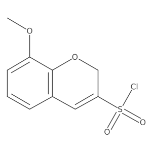 8-methoxy-2H-chromene-3-sulfonyl chloride Structure