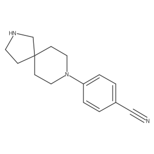 4-(2,8-Diazaspiro[4.5]decan-8-yl)benzonitrile Structure