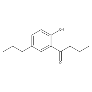 1-(2-Hydroxy-5-propylphenyl)butan-1-one结构式