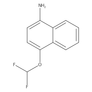 4-(Difluoromethoxy)naphthalen-1-amine Structure