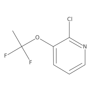 2-Chloro-3-(1,1-difluoroethoxy)pyridine结构式
