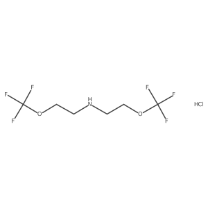 Bis[2-(trifluoromethoxy)ethyl]amine hydrochloride Structure