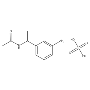 N-[1-(3-Aminophenyl)ethyl]acetamide sulfate Structure