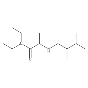 Propanamide, 2-[(2,3-dimethylbutyl)amino]-N,N-diethyl- Structure