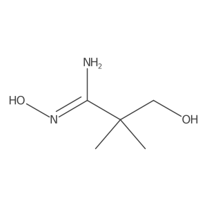 N',3-dihydroxy-2,2-dimethylpropanimidamide结构式
