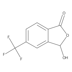 3-Hydroxy-5-(trifluoromethyl)isobenzofuran-1(3H)-one Structure